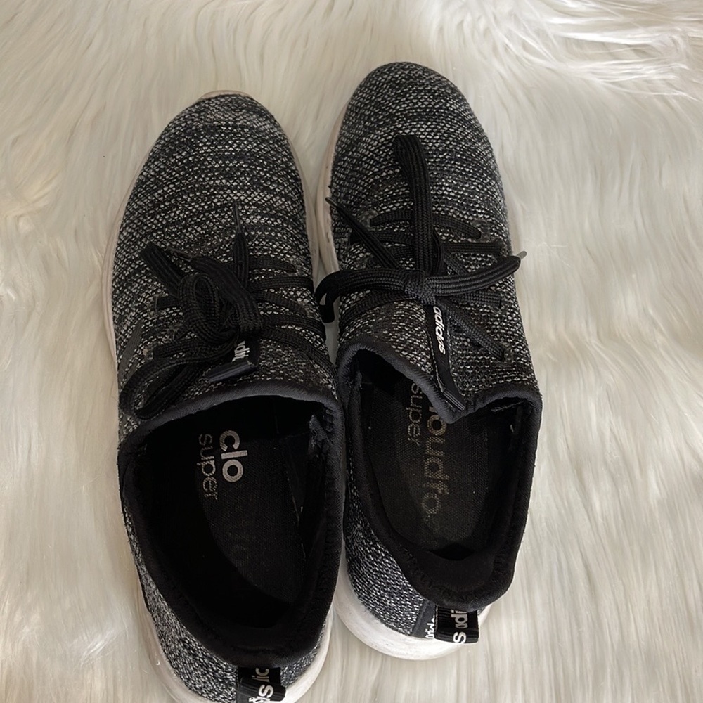 Adidas Womens Cloudfoam pure 2.0 knit athletic running 10
